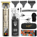 Hair Clippers for Men Beard and Mustache Trimmer for Men T Liners Zero Gap Trimmers Electric Cordless Nose and Ear Hair Trimmer Grooming Kit with Bag, Men's Birthday Valentine's Day Gifts