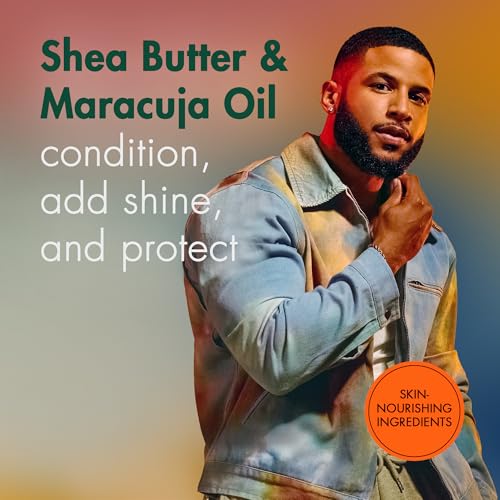 SheaMoisture Beard Kit for Men ??Beard Wash, Conditioning Beard Oil, Full Beard Detangler + Beard Balm with Shea Butter & Maracuja Oil, Gifts for Men (4 Piece Set)