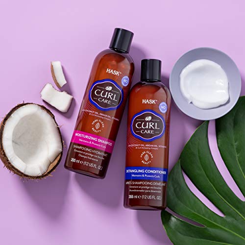 HASK Curl Care Collection: 2 Defining Coconut Curl Creams and Shampoo and Conditioner Set