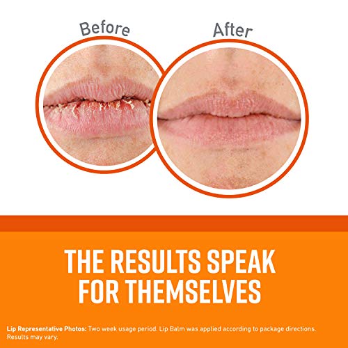 O'Keeffe's Unscented Lip Repair Lip Balm for Dry, Cracked Lips, Stick, (Pack of 7)