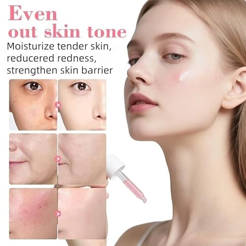 Sodium DNA Peptide Serum, Pink glow serum, Peptide, Niacinamide, Hydrating & Moisturizing & Firming, Uneven Skin Tone