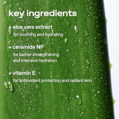 glow aloe barrier support moisturizer | soothing & hydrating | fortified with ceramide?np & niacinamide | enriched with aloe?vera leaf water | lightweight calm?complex texture | 1.69?fl?oz
