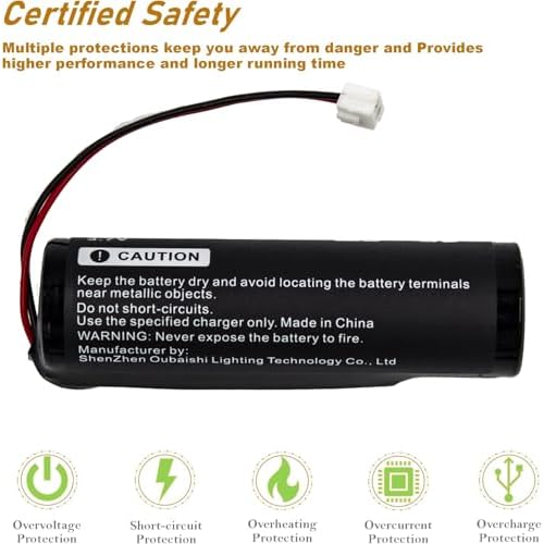 Upgrade 93837-001 Battery for Cordless Clippers,Cordless Senior,Cordless Magic Clip 3.7V Li-ion 3400mAh Large Capacity