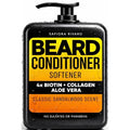 Biotin Beard Conditioner & Softener for Men ? with Aloe Vera & Collagen, Moisturizing Cream for Coarse Dry Hair, Beard and Skin ? Sandalwood Scent Care Leave In Conditioner Alternative for Black Men