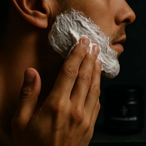 Shaving Cream for Men ? Unscented, Helps Reduce Irritation | StoneBlade Luxury Shave Cream, 6 oz