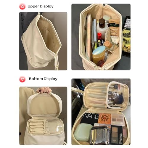 Initial Makeup Bags + Initial Overnight Bag, Gift for Her