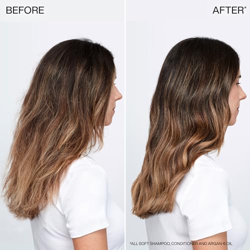 Redken All Soft Conditioner - Moisturizes & Hydrates Dry, Brittle Hair, Softens, Smooths & Adds Hair Shine, Conditioner & Detangler