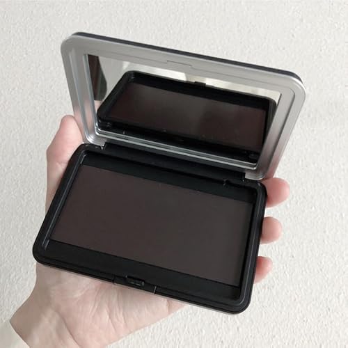 2Pcs Empty Eyeshadow Palette with Mirror Travel Makeup Box Pressed Powder Pallet Cosmetic Case, 4.33X2.75X0.59In, Compact Eye Shadow Containers for Blush and Pressed Powder