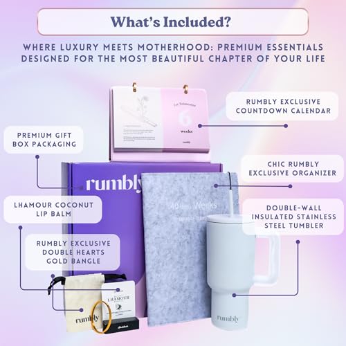 1st Trimester Mom-to-Be Essentials Box - Pregnancy Gifts for Expecting Mom - Care Package with Essential New Mommy Items & Pregnancy Must-Haves - First Trimester