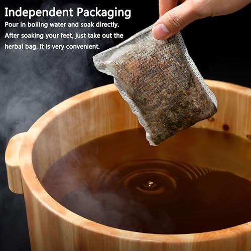30 Pcs Body Herbal Detox Foot Soak To Remove Toxins,Lymphatic Drainage Ginger Foot Detoxing Soak for Relieve Fatigue Dispel Cold and Remove Dampness äõõ®øÜÊÅðëé±øÐ