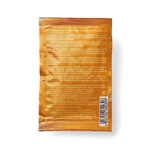 Ion Brunette Blue Toning Mask, Antibrass, Corrects and neutralizes orange undertones Ultra pigmented 1 Oz
