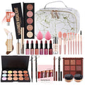 FantasyDay All-in-one Holiday Make up Gift Set | Makeup Kit for Women Full Kit Essential Starter Bundle Include Eyeshadow Palette Lipstick Blush Foundation Concealer Face Powder Mascara Lipgloss Brush