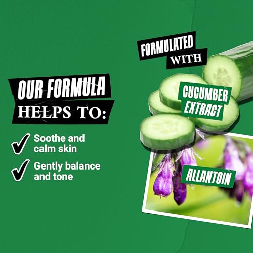 Kiehl's Cucumber Herbal Alcohol-Free Toner, Gentle Facial Toner for Dry & Sensitive Skin, Leaves Skin Feeling Fresh, with Cucumber Extract, Paraben-free, Non-drying Formula, Fragrance-free