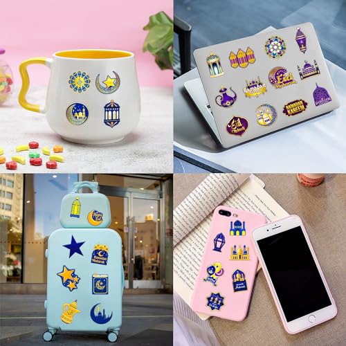 Happy Ramadan Kareem Mubarak Eid Al Adha Fitr Temporary Tattoos Themed Birthday Party Favors Decorations Supplies Festival Decor Star Tattoo Stickers Gifts For Kids Boys Girls School Prizes Carnival