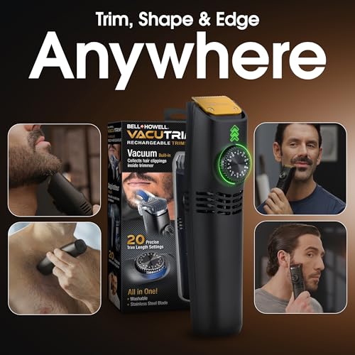 Telfun Detachable Head & Body Hair Shaver, Magnetic Electric Razor for Fast Shaving