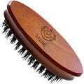 Murai by Giorgio GM4F Firm Boar Bristle Beard Brush - Travel Brush for Men's Skin Care and Grooming