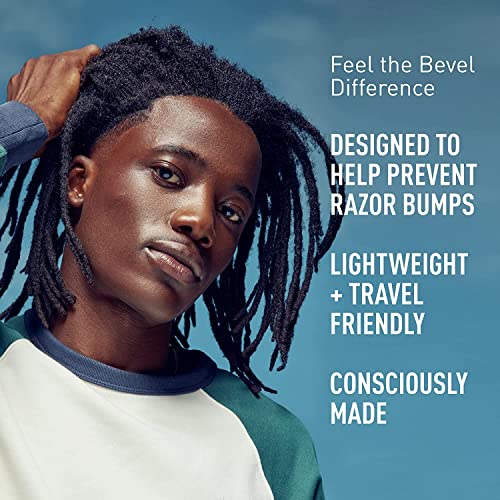 Bevel Essentials Disposable Safety Razors for Men, Double Edge Stainless Steel Blade Helps Prevent Nicks and Razor Bumps, Travel Essentials, 5 Count (Pack of 2)