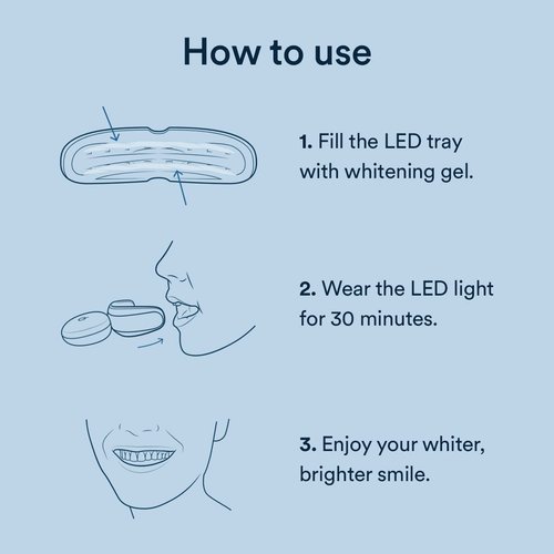 Auraglow Teeth Whitening Kit & 35% Teeth Whitening Gel Refill Pack