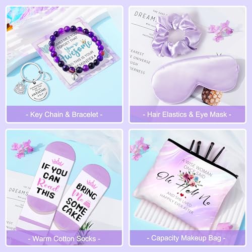 Birthday Gifts for Women Friendship, Gifts for Women Birthday Unique, Best Friend Birthday Gifts, Happy Birthday Gift Basket for Her, Friends, Coworkers, Wife, Mom, Daughter