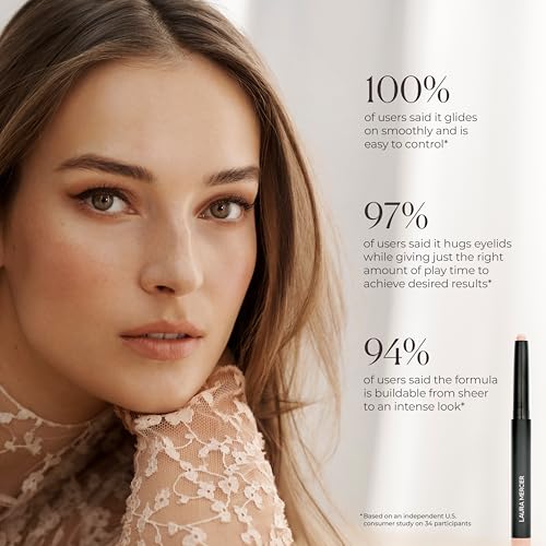 Laura Mercier Caviar Stick Cream Eyeshadow: Shimmer and Matte Finishes, 24HR Wear, Long Lasting, Rich Color, Easily Blendable and Buildable, Waterproof, Hyaluronic Acid Infused