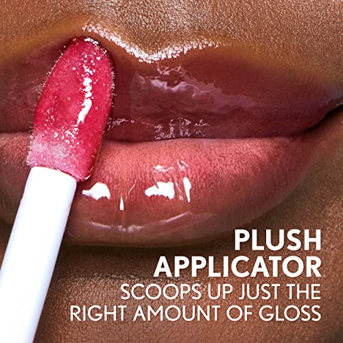 COVERGIRL Clean Fresh Yummy Lip Gloss Daylight Collection, Hydrating, Glossy Shine, Vegan Formula, Moonlight Eclipse 60, 0.33oz