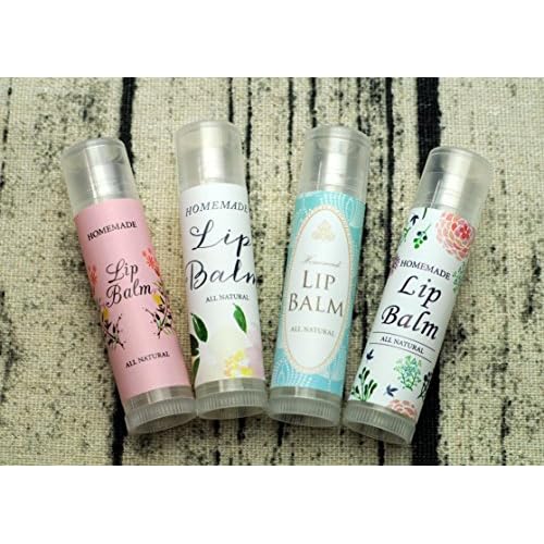 Assorted Lip Balm Labels - 120pcs Paper Stickers for Lip Balm Containers