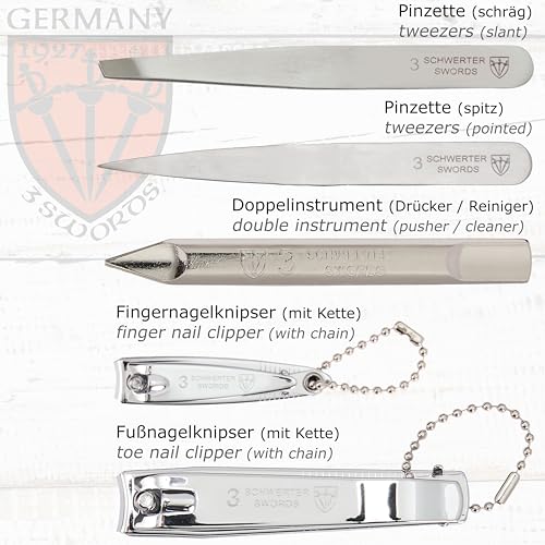 3 Swords Germany ? MEN's kit - manicure pedicure beard ear ALL IN ONE - stainless steel tools