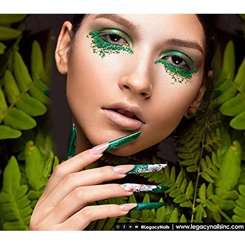 Legacy Nails 300PCS Aluminium Nail Sculpting Forms - Acrylic & UV Gel Extension Tips - Number Line for Nail Lengthening - Extra Large Scale