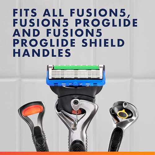Gillette Fusion5 ProGlide Razor Blades for Men, 5-Blade Razor Refills, 9 Count