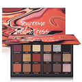 Matte Eyeshadow Palette Pro 18 Colors Pigmented Shimmer Glitter Eye Shadow Palette, Long Lasting Waterproof Dark Smokey Powder Cosmetics Pallet Halloween Valentine Gift Makeup Kit (01# Seductress)