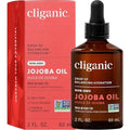 Cliganic Organic Jojoba Oil, 100% Pure (60ml) | Natural Cold Pressed Unrefined Hexane Free Oil for Hair & Face | Base Carrier