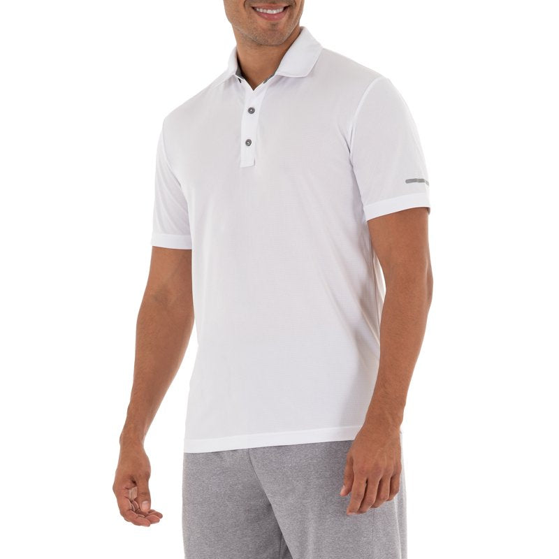 Men's Quick Dry Polo Shirt - Breathable, Moisture Wicking Active Fit