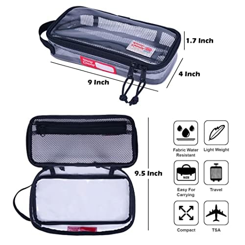 Rough Enough Clear Toiletry Bag Travel Toiletries bags Bundle