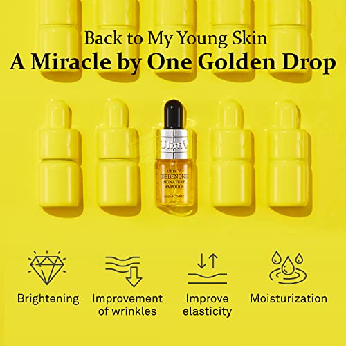 Ultra V Signature Ampoule - Anti Aging Antioxidant Serum ? Peptides, Niacinamide, Hyaluronic Acid ? Anti Wrinkle, Smoothes, Softens Skin - 0.27 fl.oz 4 Packs 12,000ppm