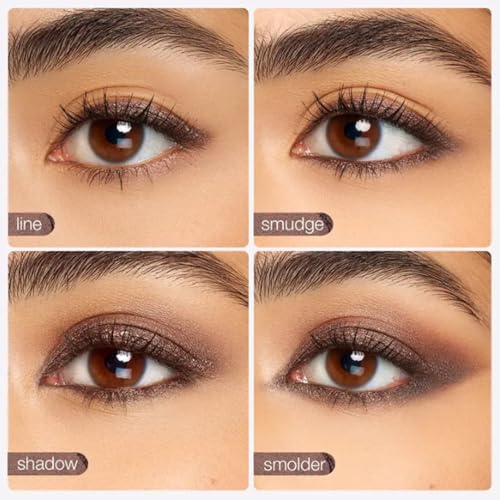 Eyeshadow Stick,2-in-1 Eyeliner & Eye Shadow Stick, Easily Blendable & Buildable, Waterproof, Creamy Easy-Glide, For Effortless Smoky Or Natural Eye Makeup(01)