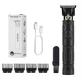 Durable Black Buddah Beard or Hair Trimmer with Cordless Rechargeable Kit Edgers Clippers