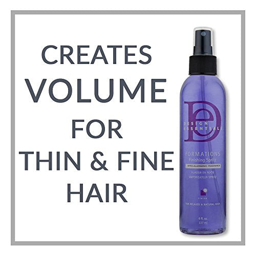 Design Essentials Formations Finishing Spritz Hypo-Allergenic Fragrance For Relaxed & Natural Hair - 8 Oz