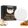 3.5oz Shaving Soap for Men - Sandalwood Shaving Soap Puck Foam Shave Cream with Shea Butter & Coconut Oil for Sensitive Skin Personal Care Products Bathroom Supplies Travel Essentials