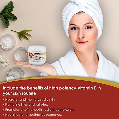Colonial Dames Concentrated Vitamin E Moisturizing Cream 28,000 I.U. for Hydrating & Moisturizing Chapped Dry Skin & Fine Lines.
