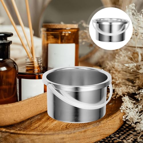 Wax Melting Inner Pot Replacement Aluminum Container for Wax Warmers 4.72 Inch Hair Removal Waxing Bowl Compatible with Melting Machines