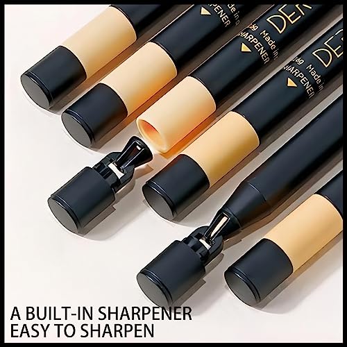 MIELIKKI Multi-Use Highlighter & Concealer Stick, Waterproof Under Eye Concealer for Dark Circles, Blemishes, Aging Spots, Acne and Freckles, PORCELAIN