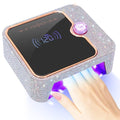 UV Light for Nails, Rechargeable UV Nail Lamp, Fast Nails Dryer Curing Lamp, Gel Nail Polish UV Light, 0-120S Arbitrary Timing, for Salon & Home