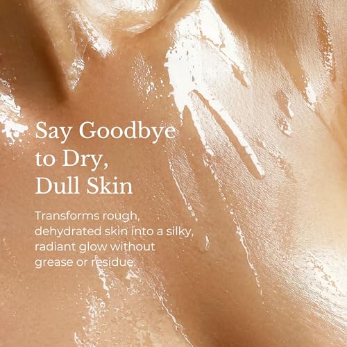 Juara Candlenut Glow Body Oil - Lightweight Dry Oil with Coconut & Moringa - Hydrating Body Moisturizer for Dewy Luminous Skin - Fast Absorbing Non-Greasy Formula - Natural Botanical Blend