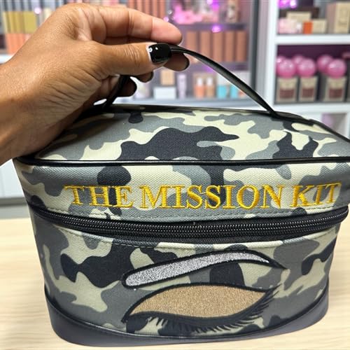 Beyond Shadow Ops¢â Mission Kit ? Makeup, Toiletry Bag & Travel Cosmetic Organizer with Secure Compartments, Gift for Travelers and Makeup Lovers