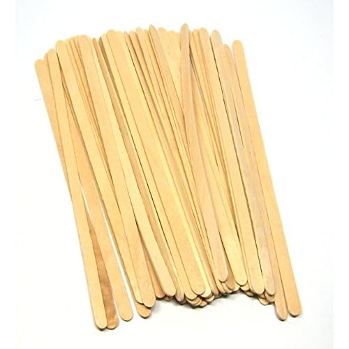 200 Pc Wood Wax Applicator Stick Assortment for Facial, Eyebrow, Body by NetSellsIt