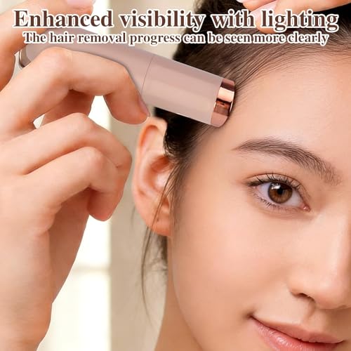 PluxyEpil Pro 3.0 Women Face Epilator, Facial Hair Remover for Women Eyebrows Lip Chin, Waterproof for Arms & Underarms, Body