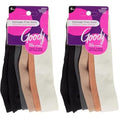 Goody Ouchless Jersey Fabric Headwraps, Wide Cloth Headbands, Neutral Colors, For Women and Men,6 Ct (Pack of 2)