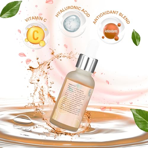 GOODY 2'S Vitamin C Serum for Face | Hydrating & Wrinkle Reduction Formula | Brightens Skin, Reduces Fine Lines & Improves Elasticity | 1 fl oz