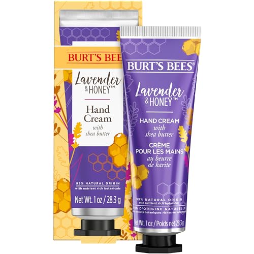 Burt's Bees Lavender & Honey Hand Cream with Shea Butter, 1 Oz (Package May Vary)