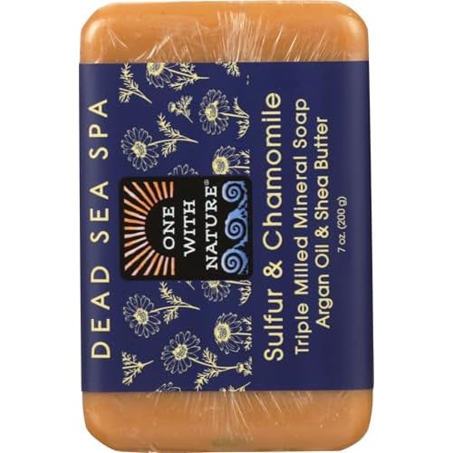 One With Nature Bar Soap, Chamomile and Sulfur, 7 Ounce